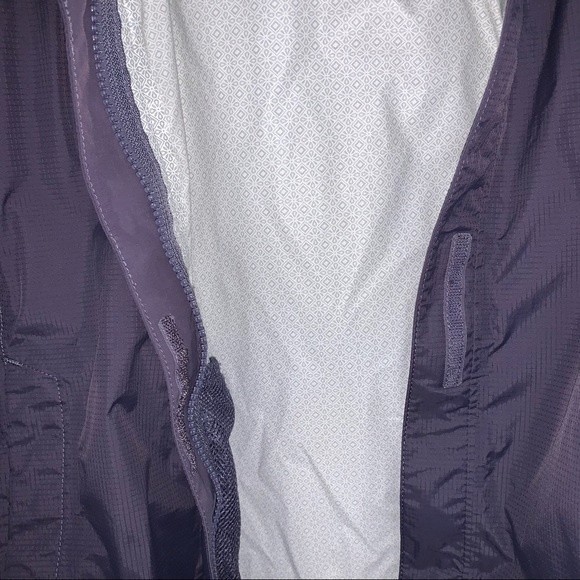 The North Face HyVent Lightweight Water-Resident Blue Hooded Fall Jacket - Picture 8 of 10